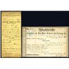 Image 1 : Wells, Fargo & Co. 1861 Certificate for Passage from Galway, Ireland to New York.