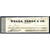 Image 1 : Wells, Fargo & Co. 1861 Issued Check