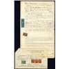 Image 1 : Nevada 1869 Deed and Recorders Office Receipt - Nevada & U.S. Revenue Stamped.