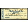 Image 1 : Wells, Fargo & Co. 1861 Issued First of Exchange