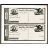 Image 1 : Bank of Orleans, ND (ca.1830-40) Uncut Proof Sheet of 2 Checks.