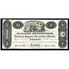 Image 1 : Eleazer Huntington, 1821 Banknote Engravers Advertising Banknote Proof.