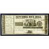 Image 1 : NY. New-York Rice-Mill,25 cents, 1837 Unissued Scrip Note.