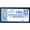 Image 1 : Stephenson County Bank, Thomas Long, Scrip Note.