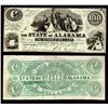 Image 1 : State of Alabama, 1864, $100 Issued Banknote.
