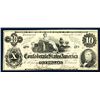 Image 1 : Confederate States of America, 1862, $10, T-46, pp J.