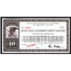 Image 1 : U.S. Government Liberty Loan Bond - $10 Participation Certificate Specimen.
