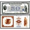 Image 1 : 1st Liberty Loan Bond of 1917 $50 3 1/2 % Gold Bond.