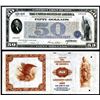 Image 1 : 1st Liberty Loan Bond of 1917 $50 3 1/2 % Gold Bond.