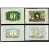 Image 1 : U.S. Fractional Currency, Second Issue, 10 Cents. Uniface Specimen, face and back. Fr.#1244WF and 12