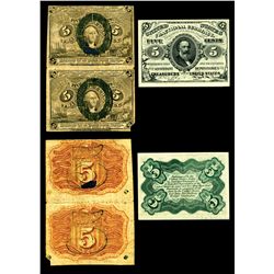 Fractional Currency Trio.