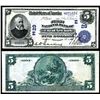 Image 1 : New York, NY.  National Banknote, $5, Charter # 29, 1902 Date Back Fr#590.