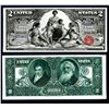 Image 1 : U.S. Silver Certificate, 1896 $2 "Educational", Fr#247.