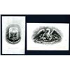 Image 1 : Louisiana Arms Proof Vignette Pair by Franklin Bank Note Co. ND (ca.1880-90's).