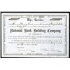 Image 1 : National Bank Building Co., Issued Stock.