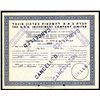 Image 1 : Palestine: Lot of (6)  A.P.B. Investment Co. Ltd., 1945-1947 , I/C Share Certificates, Varying numbe