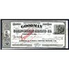 Image 1 : Goodman Gold and Silver Mining Co., 1877 Stock Certificate.