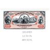 Image 1 : ABNC Souvenir CardÊSpecimen Kingdom of Hawaii 1879 $500ÊSilver Certificate of Deposit Intaglio Repri