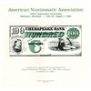 Image 1 : ABNC UncutÊProof Card from ANA July 1993, Baltimore, MD,  $100 Chesapeake Bank Obsolete Note on Souv