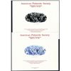 Image 1 : ABNC Unique Mockup Proof with Additional Engraved Card for APS Philadelphia, 1991 Show.