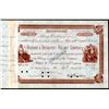 Image 1 : Bedford and Bridgeport Rail Road Co, 1891 Issued Stock Certificate #6.
