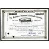 Image 1 : Belvidere Delaware Railroad Co, 1951, Issued Stock Certificate.