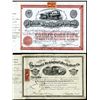 Image 1 : Cincinnati & Muskingum Valley Railway and also Railroad Co. 1871 and 1898 , Issued Stock Certificate
