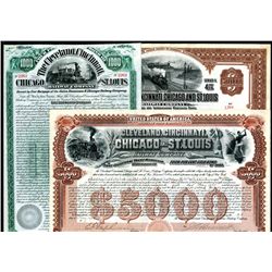 Cleveland, Cincinnati, Chicago and St. Louis Railway Co , Issued Bond Trio.