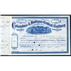 Image 1 : Columbus & Indiana Central Railway Co 1868 Issued Stock Certificate