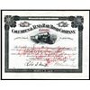 Image 1 : Columbus & Xenia Railroad Co 1912 Issued Stock Certificate.
