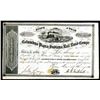 Image 1 : Columbus, Piqua and Indiana Railroad Co 1854 Issued Stock Certificate.