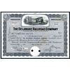 Image 1 : Delaware Railroad Co, 1955, Issued Stock Certificate.
