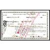 Image 1 : Fulton and Oswego Railroad Co, 1885, Issued Stock Certificate, S/N 4.