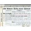 Image 1 : Genesee Valley Canal Railroad Co, 1885, Issued Stock Certificate.