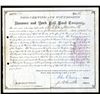 Image 1 : Hanover  York Railroad Co.  1877 Stock Certificate.