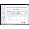 Image 1 : Indianapolis & Madison Railroad Co. 1862 Stock Certificate.