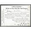 Image 1 : Milford & Bay Shore Railroad Co.  1882 Stock Certificate.