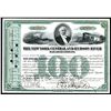 Image 1 : New York Central & Hudson River Railroad Co. 1907 Stock Certificate.