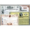 Image 1 : New York Central & Hudson River Railroad Co. Stock Certificate Quartet.