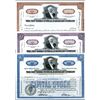 Image 1 : New York Central Railroad Co. ca. 1920-30's Specimen Stock Certificate Trio.