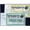 Image 1 : Pittsburgh, Cincinnati, Chicago and St. Louis Railway Co., Stock certificate Pair.