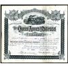 Image 1 : Queen Anne's Railroad Co., 1897 stock certificate Low S/N 3.