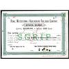 Image 1 : Rome, Watertown & Ogdensburg Railroad Co., 189x (ca. 1906), Stock Scrip.