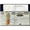 Image 1 : Steubenville and Indiana Rail Road Co. Reorganized, 1866, Warrant and 1867 Stock Certificate.