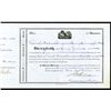 Image 1 : Western NY and Penn., Railway Co. of NY, Certificate #1, Stock Certificate.