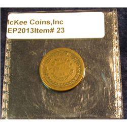23. Civil War Token. "The Union it must and shall be preserved".