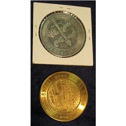 27. 1867-1967 Alaska Purchase Centennial Medal from Seward, Alaska & 1959 Alaska Statehood Centennia