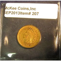 207. 1902 U.S. Indian Head Cent. AU-Unc.