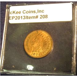 208. 1903 U.S. Indian Head Cent. Toned Unc.