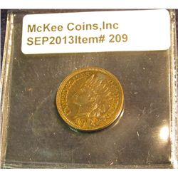 209. 1904 U.S. Indian Head Cent. Proof. Rare. Couple of Carbon spots.